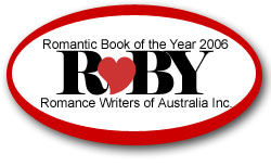 Winner of romantic book of the year 2006
